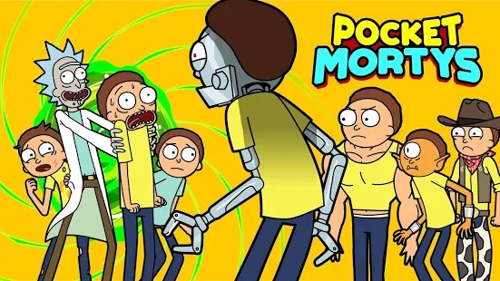Pocket Mortys apk mod dinheiro infinito
